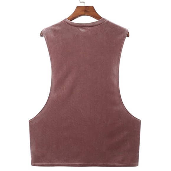 Super Soft Velour Tank Top - Picture 2 of 5